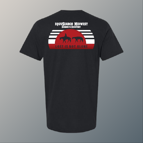 Midwest Sunset Black shirt