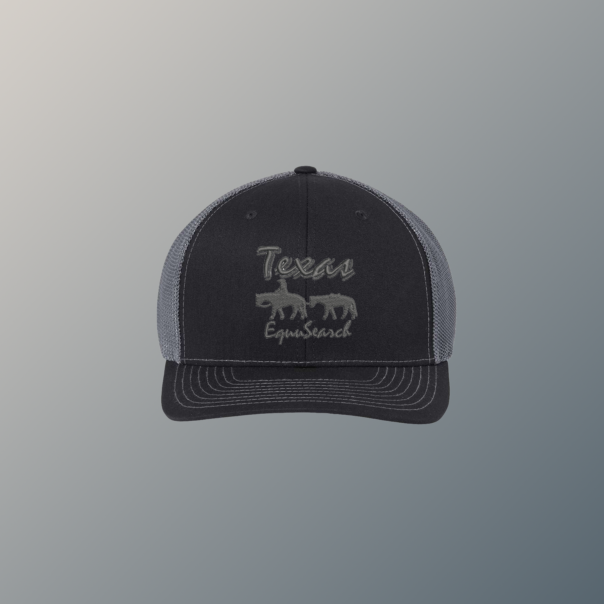 Black Charcoal Trucker Hat